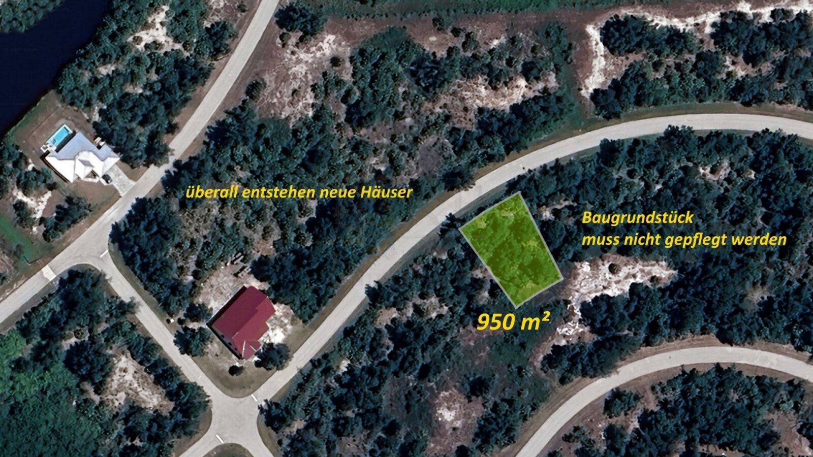 EUR 31/m² - WSG - Baugrundstück in Top-Lage: ruhig, modern, strandnah 